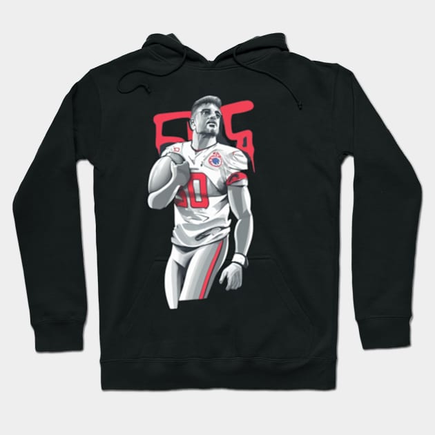 nick bosa 49 ers football player Hoodie by Nasromaystro